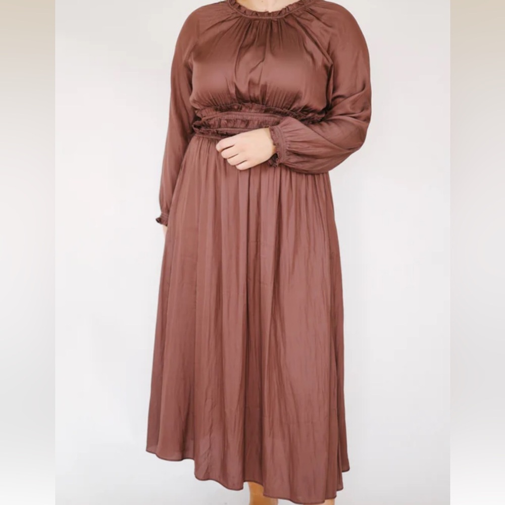 SOLD Plum maxi dress